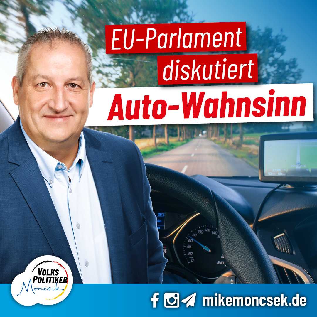 EU-Parlament diskutiert Auto-Wahnsinn