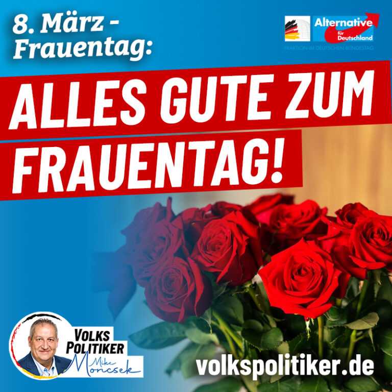 Herzlichen Glückwunsch zum Weltfrauentag! Mike Moncsek