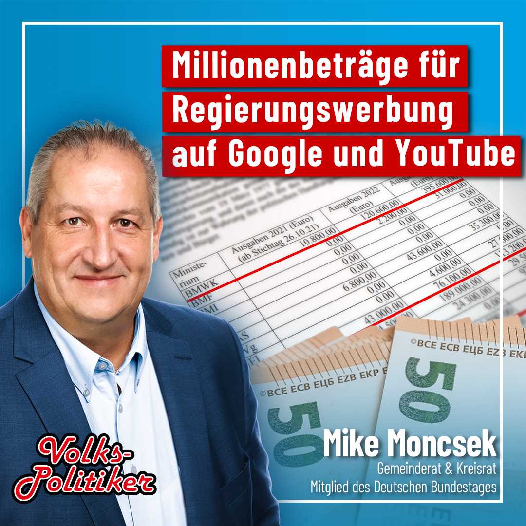 Millionen Euro für Werbung auf Google und YouTube