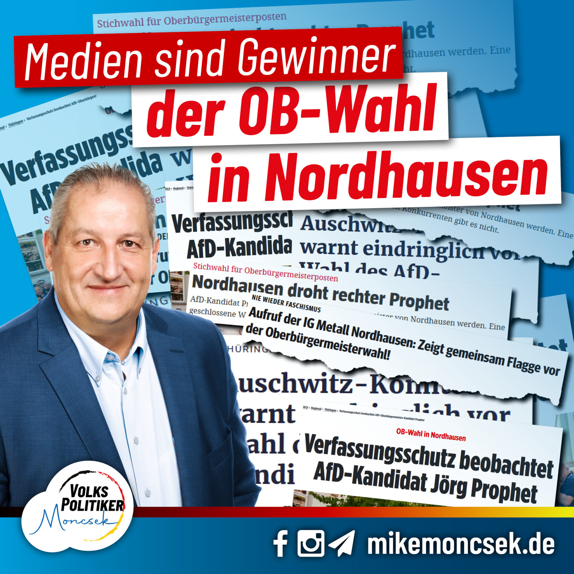 Medien sind Gewinner der OB-Wahl in Nordhausen
