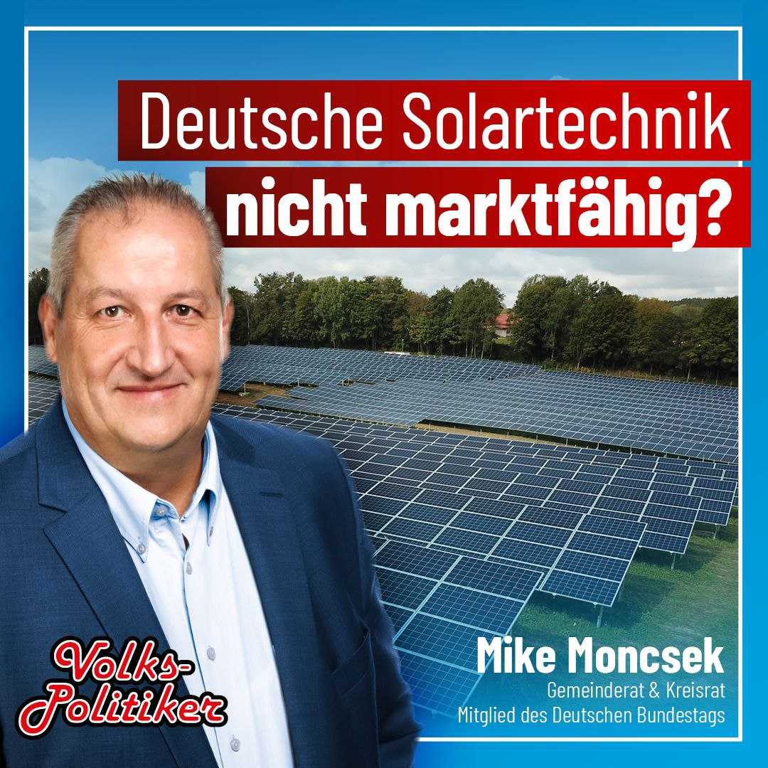 Deutsche Solartechnik nicht marktfähig?